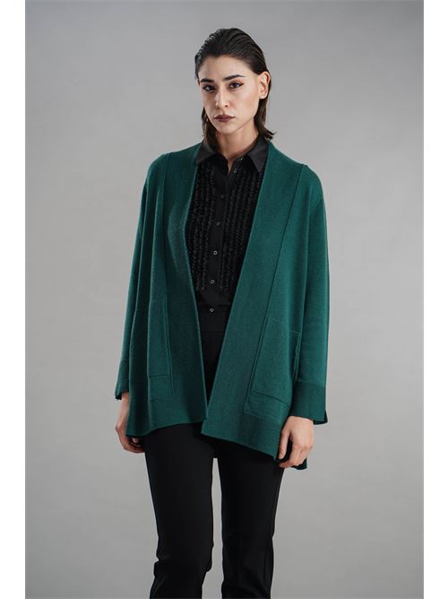 Cardigan in lana merino Grandi Francesco | 250217VERDE BOSCO